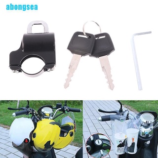 Abongsea อุปกรณ์ล็อคหมวกกันน็อครถจักรยานยนต์ 22-26 มม. ต่อต้าน