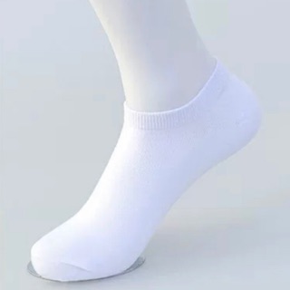 ภาพหน้าปกสินค้าถุงเท้าข้อสั้นสีขาว (12คู่) ถุงเท้าสีพื้น เรียบๆ เนื้อผ้าดีใส่สบาย ที่เกี่ยวข้อง