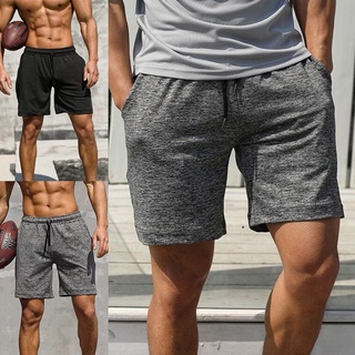 M-5XL กางเกงขาสั้น Men Fitness Sports Shorts Gym Running Training Short Pants Beach Five-point Pants