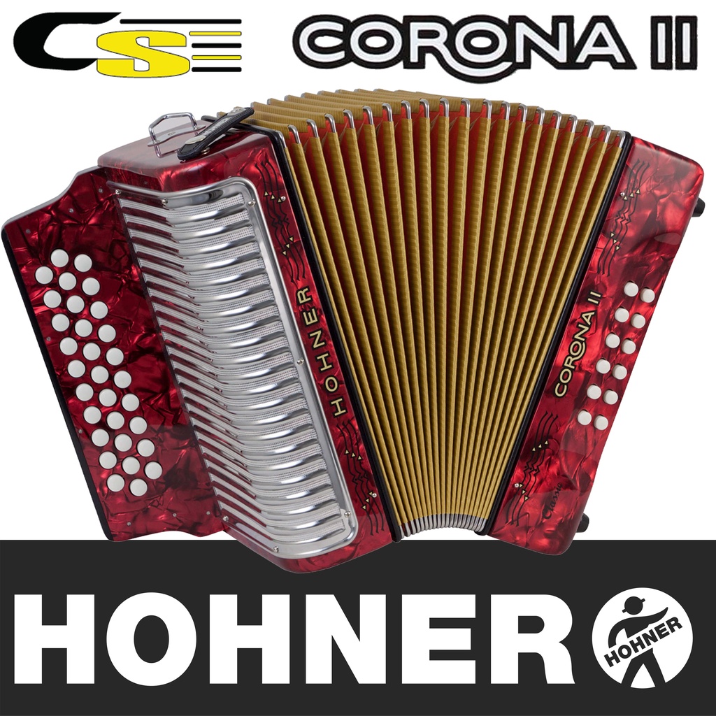 hohner-corona-ii-classic-corona-series-แถมฟรีกระเป๋าใส่-แอคคอเดียน-แอคคอร์เดียน