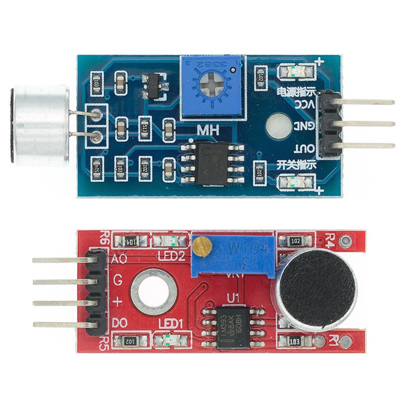 ภาพหน้าปกสินค้าHigh Sensitivity Sound Microphone Sensor Detection Module For AVR PIC KY-037 Sound Detection Sensor Module Sound Sensor