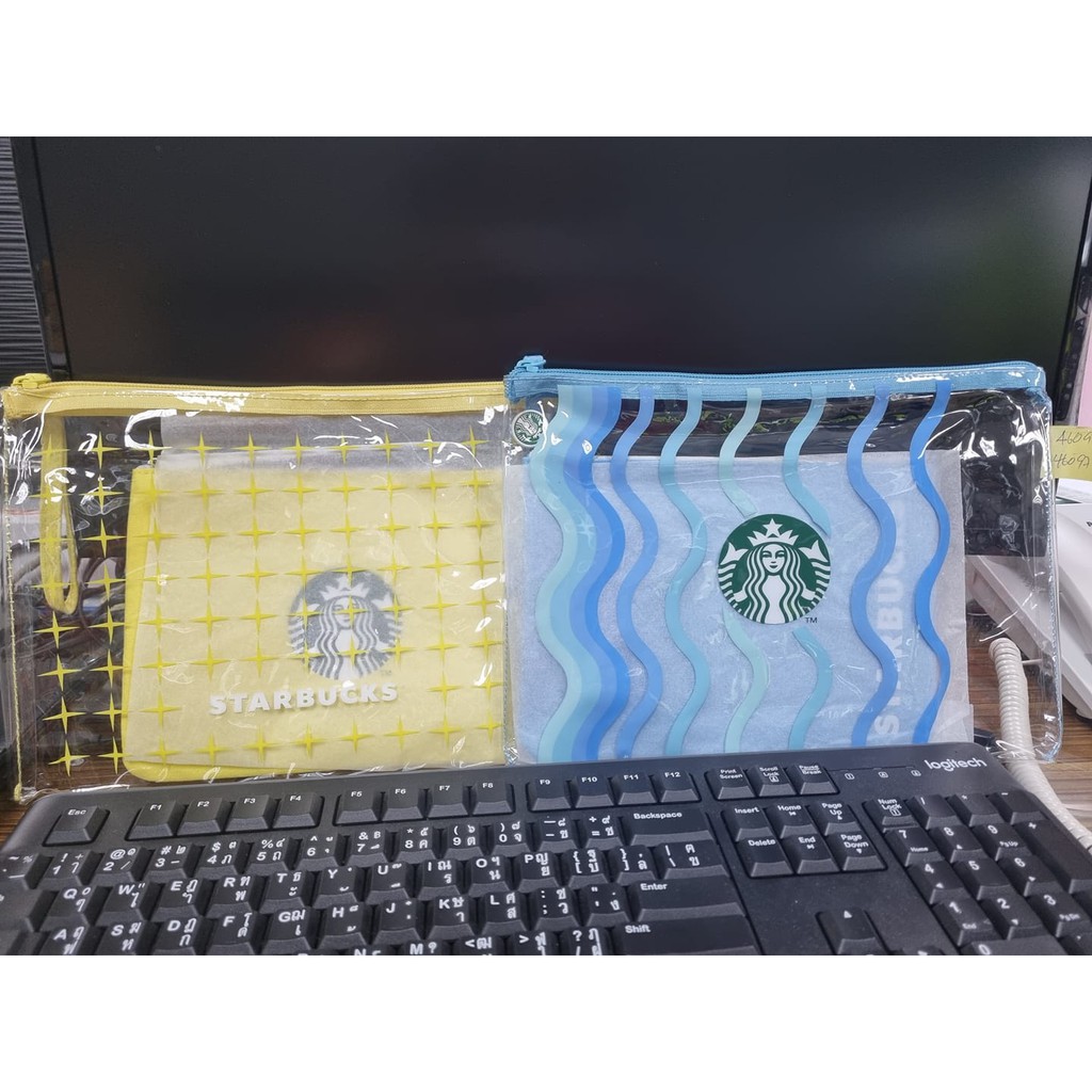 กระเป๋าสตาร์บัค-starbucks-summer-jelly-bag-set-สีสันสดใส-มูลค่า-350-บาท