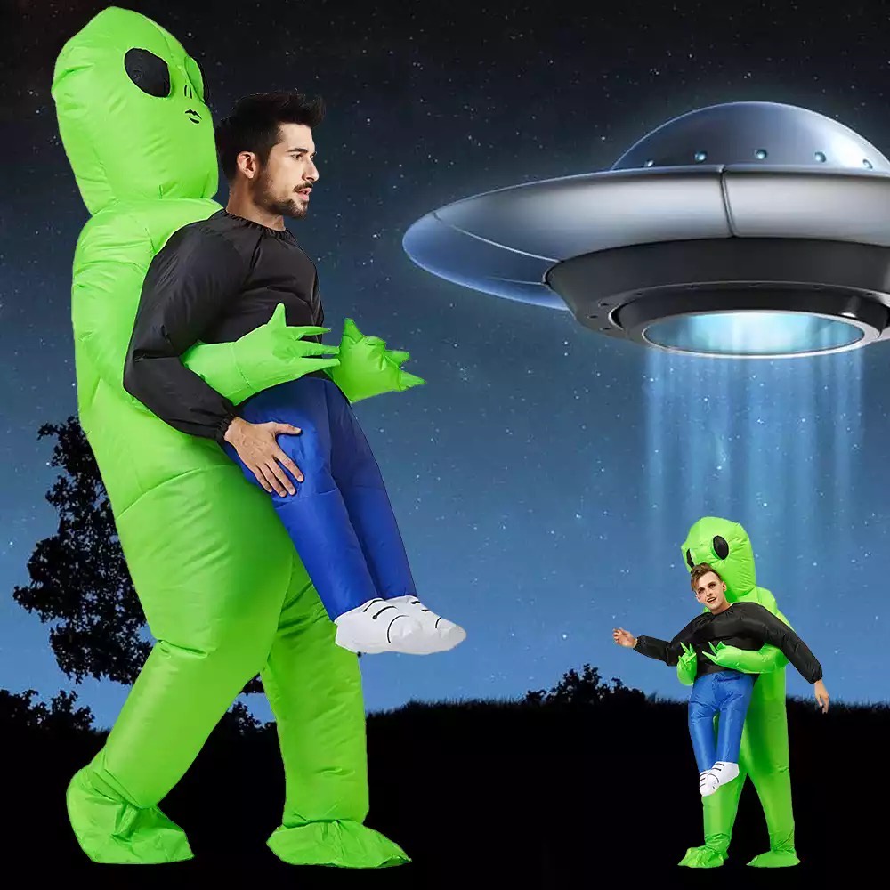 พร้อมส่ง!!! ชุดเอเลี่ยน alien ชุดแฟนซี งานเลี้ยง ปาร์ตี้ งานกีฬา พาเหรด ...