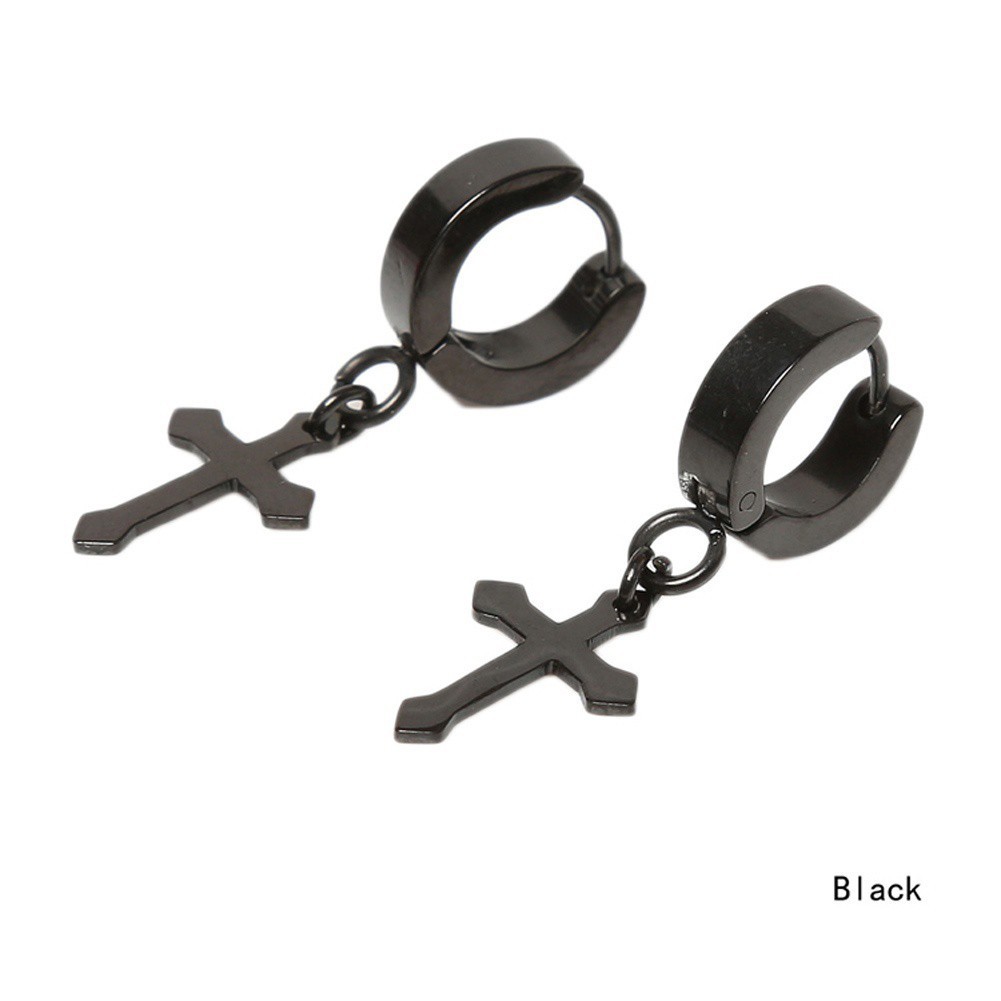 4-9-mm-cross-shaped-ear-stud-earrings-titanium-steel-ear-clip-ear-accessories