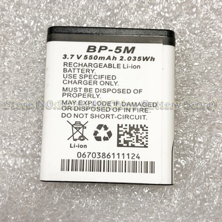 GND 3.7V 550mAh/2.035Wh BP-5M  Replacement Battery For  BP-5M  smartphone Li-ion bateria Li-Polymer Batterie