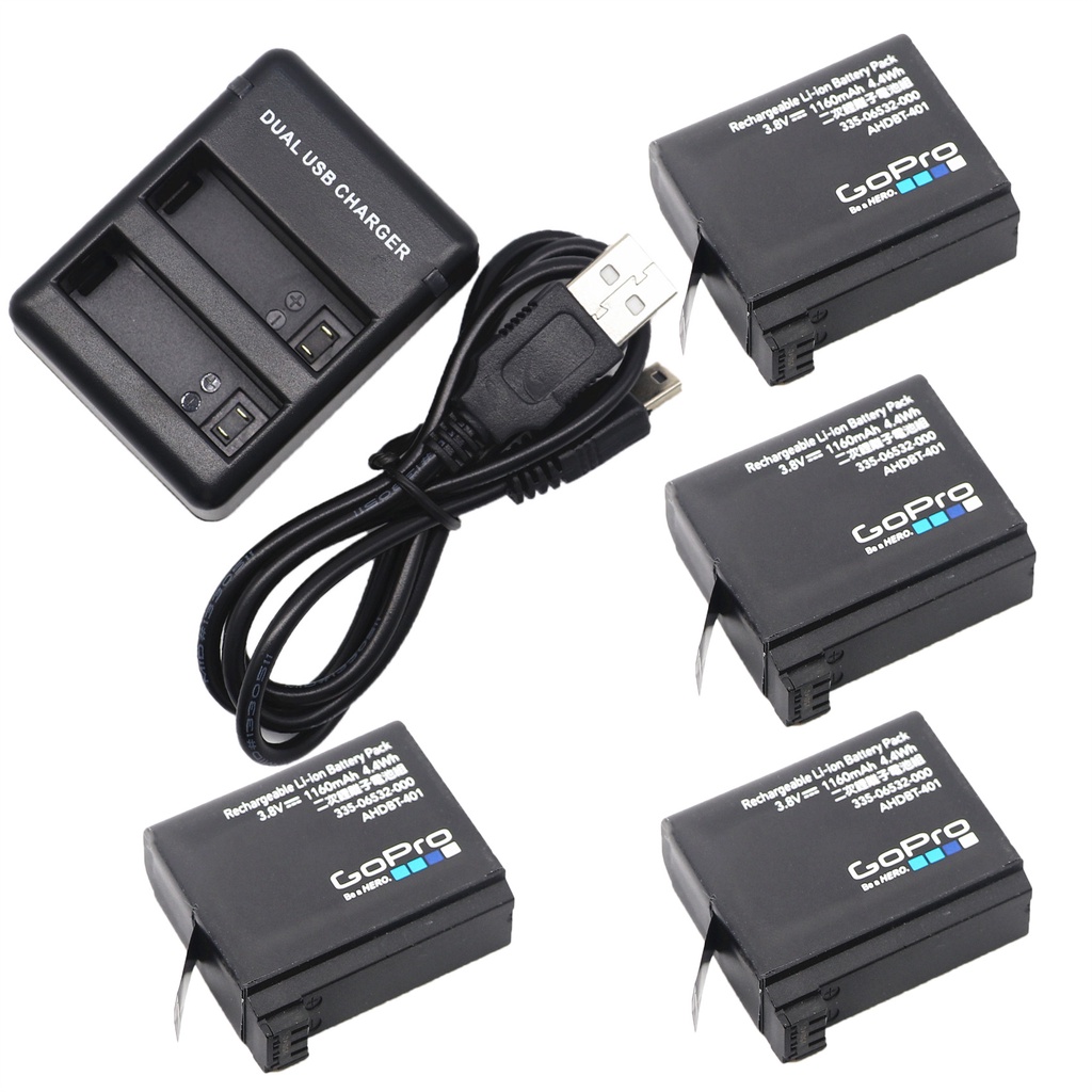 Original 1160MAh Hero 4 Battery สำหรับ Gopro Hero 4แบตเตอรี่ GoPro ...