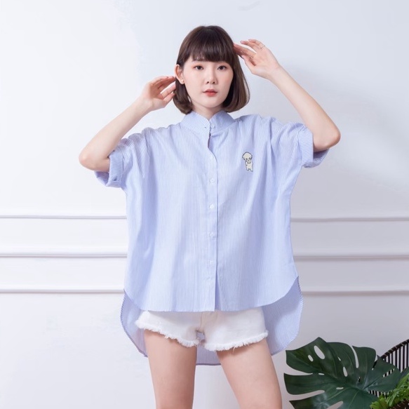 lina-shirt-เสื้อเชิ๊ต-oversize-พร้อมส่ง