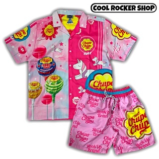 Chupa Chups ชุดเซ็ตพร้อมส่ง ผ้าคอตตอนทวิลอย่างดี By Huak Brand ลดทันที 60.- เพียงใส่ CODE  " CRKERS9 "