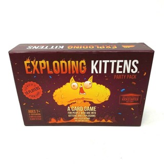 ภาพขนาดย่อของภาพหน้าปกสินค้าExploding Kittens Party Pack Card Game Family-Friendly Party Games Board Game 10 Player Multiplayer Card Game Strategy จากร้าน houmi.th บน Shopee