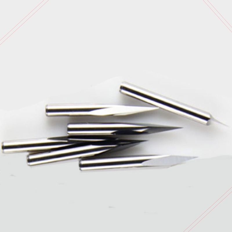 ภาพสินค้าดอกแกะสลัก 0.1-0.4mm End Mill CNC 3.175 มม.ก้าน 3 หน้า สำหรับอะคริลิค/ PVC/ ไม้/ แผ่นโรมาร์ค / หยก / อลูมิเนียม / ทองแดง จากร้าน chuy_diy บน Shopee ภาพที่ 3