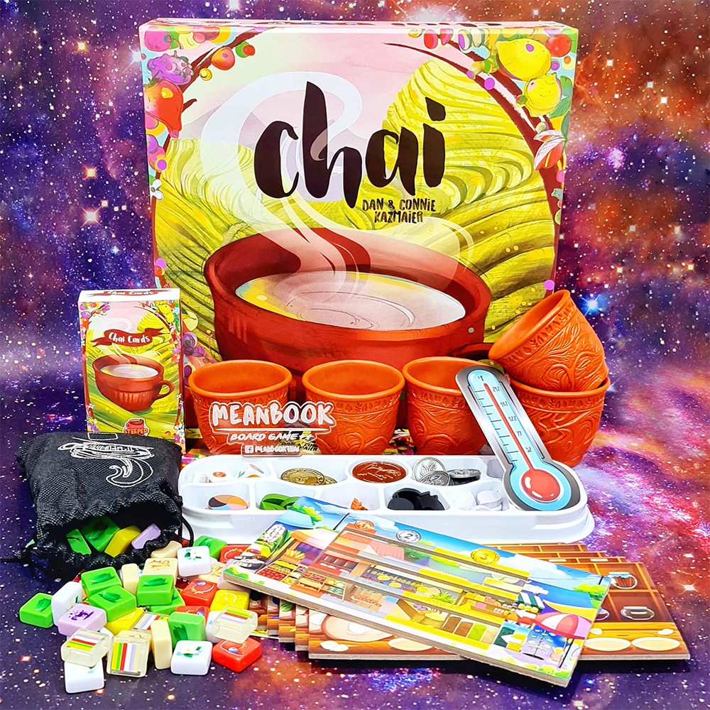Chai "Kickstarter Deluxe Edition" + Playmat Board Game Shopee Thailand