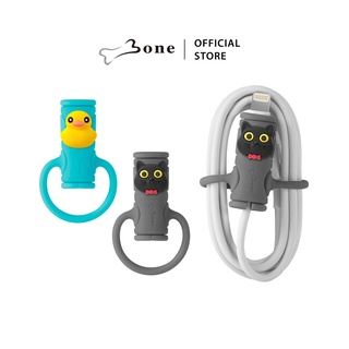 [Bone] ตัวถนอมสายชาร์จซิลิโคน (Cable Protector) - ที่ป้องกันสายหัก/สายขาดพร้อมสายรัดสามารถรัดเก็บสายได้