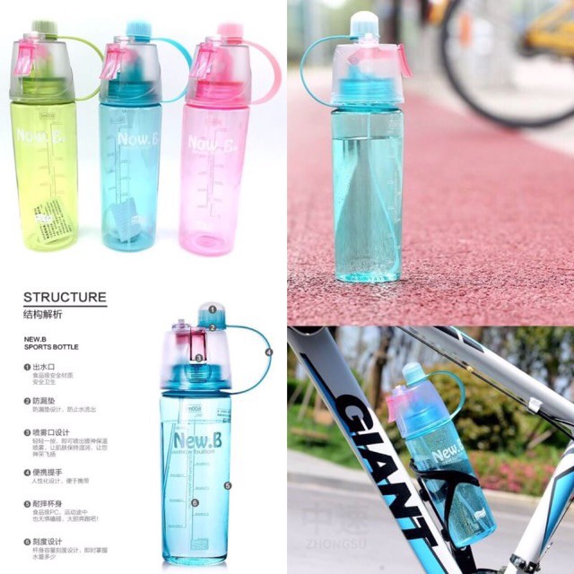 ขวดน้ำ-now-ขวดน้ำพกพา-ขวดน้ำ-ขวดน้ำใส-ขวดน้ำพลาสติก-ขนาด600ml-กระบอกน้ำ-ขวดน้ำ-ขวดพ่นน้ำ-สำหรับออกกำลังกาย