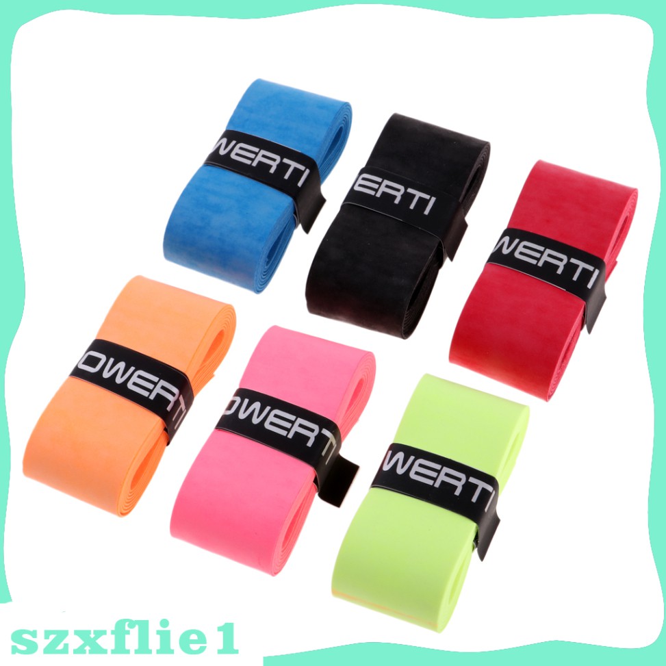 ภาพสินค้าเทปพันด้ามจับไม้เทนนิส 6 ชิ้น จากร้าน szxflie1.th บน Shopee ภาพที่ 2