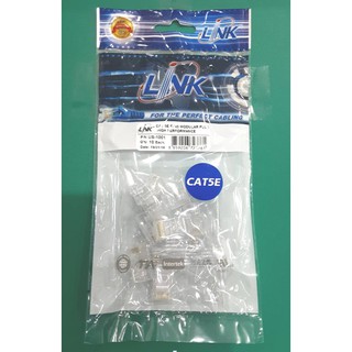 ภาพขนาดย่อของภาพหน้าปกสินค้าหัวแลน RJ45 Cat5 ยี่ห้อ Link สำหรับสายแลน รุ่น US-1001 จากร้าน kkn0842008999 บน Shopee ภาพที่ 4