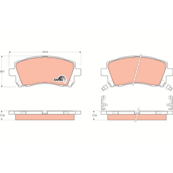 ผ้าดิสเบรคหน้า-subaru-forester-sf-1998-2002-impreza-gc-gf-gg-gd-1994-2009-legacy-bd-bg-be-bh-1996-2003-gdb3217-trw