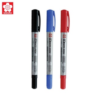 ปากกา Sakura IdentiPen ปากกาเขียนแผ่นซีดี permanent marker (1ด้าม) ปากกาเขียนผ้า ปากกาเขียนเหล็ก ปากกาเขียนแก้ว