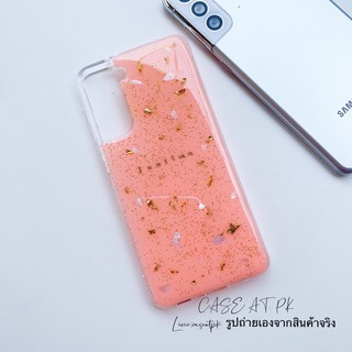 [โค้ดลดเพิ่ม 20% ไม่มีขั้นต่ำ SMAPAYDAY200] เคสDIY เคสHandmade ใส่ชื่อ เบือกสีพื้นได้ งานกากเพชร สวยหวานหรูหรา