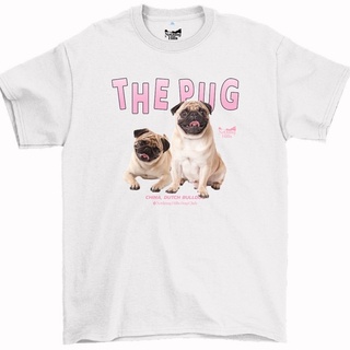 เสื้อยืดสุดคิ้วลาย PUG (ปั๊ก)Classic Cotton Unisex