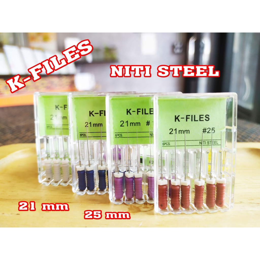 NiTi K file ใช้สำหรับงานรักษาราก | Shopee Thailand
