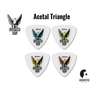 ปิ๊กกีตาร์ Clayton Acetal Triangle Picks