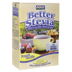 NOW Foods Better Stevia - French Vanilla 75 Pkts หญ้าหวาน รสวนิลา ...