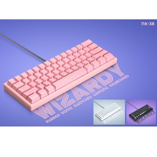 คีย์บอร์ดเกมมิ่ง NUBWO NK38 WIZARDY RUBBER DOME SWITCHES GAMING KEYBOARD