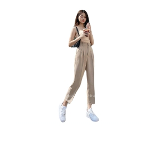(KK) Pepe pants กางเกงทรงบอยตะขอหน้าผ้าเปเป้7ส่วน