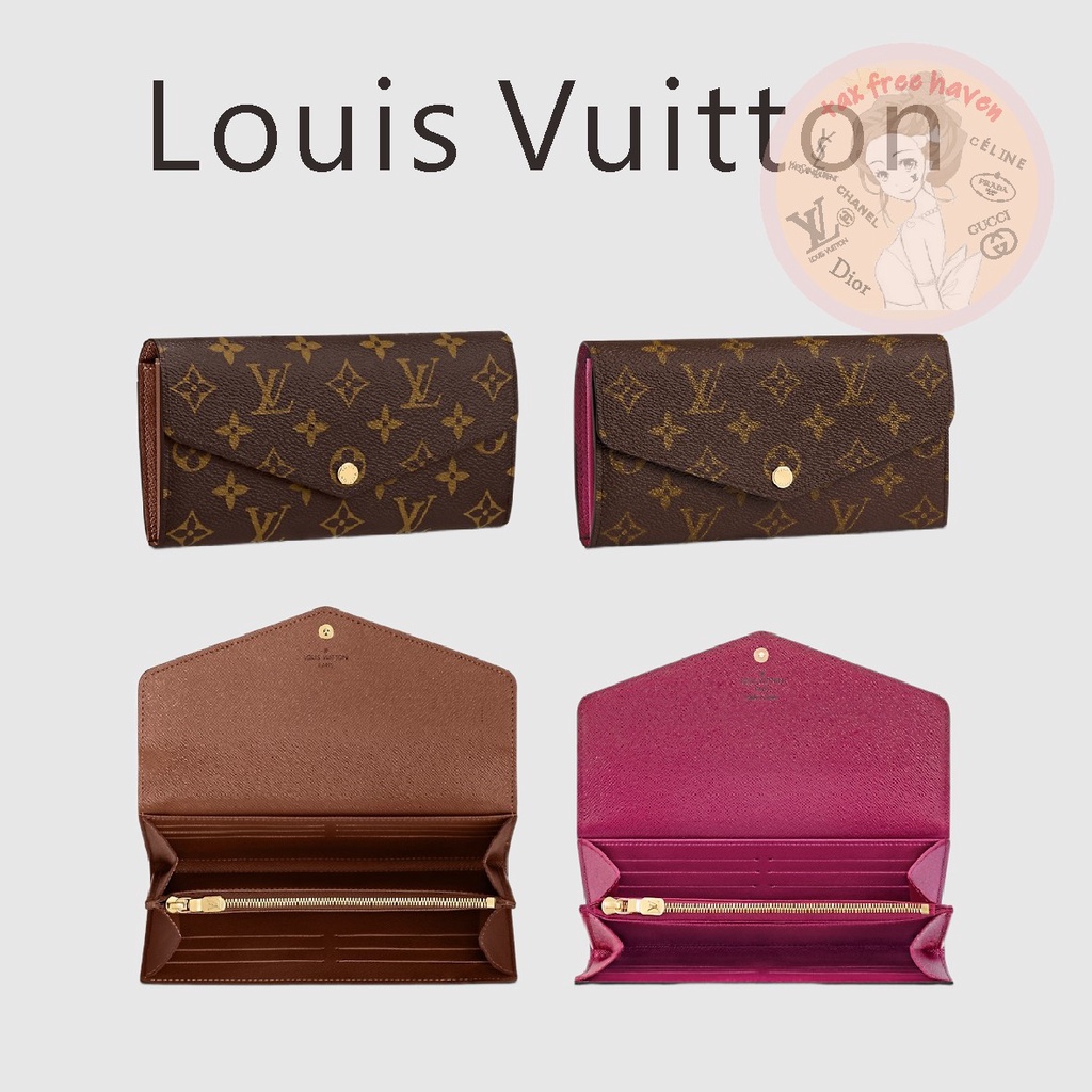 shopee-ลดกระหน่ำ-ของแท้100-louis-vuitton-brand-new-กระเป๋าสตางค์-sarah