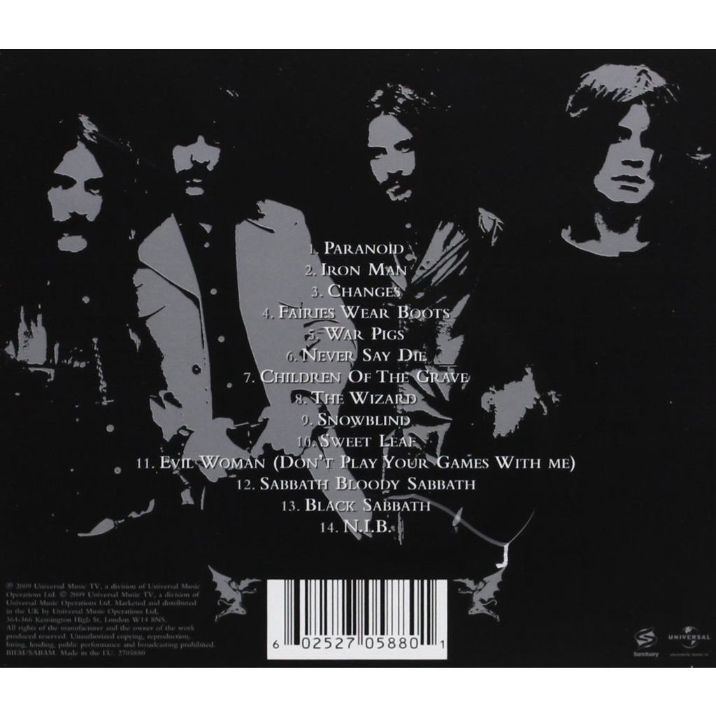 ซีดีเพลง-cd-black-sabbath-greatest-hits-1-รวมฮิตชุดนี้คุ้ม-ในราคาพิเศษสุดเพียง159บาท