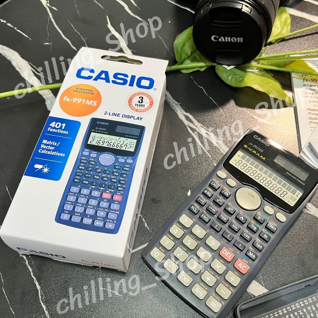 เครื่องคิดเลข-วิทยาศาสตร์-casio-fx-991ms-ฟังก์ชั่น-เครื่องคิดเลขนักเรียน-มหาลัย240-ฟังก์ชั่น