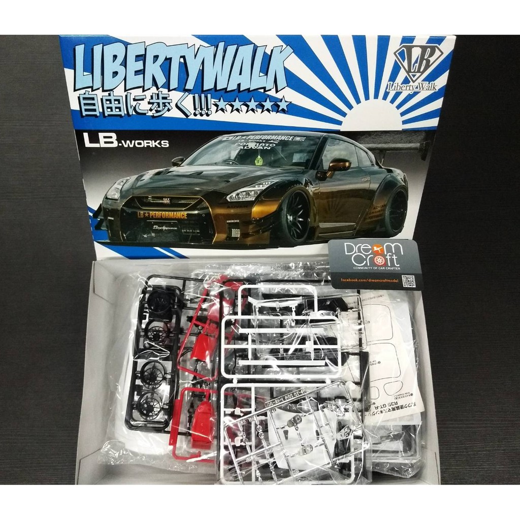 AOSHIMA LB WORKS R35 GT-R type 2 Ver.1 (โมเดลรถยนต์ Model DreamCraft ...