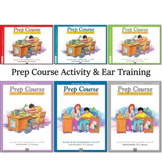 หนังสือเรียนเปียโนเด็ก Alfreds Basic Piano Prep Course For the Young Beginner (Activity &amp; Ear Training)