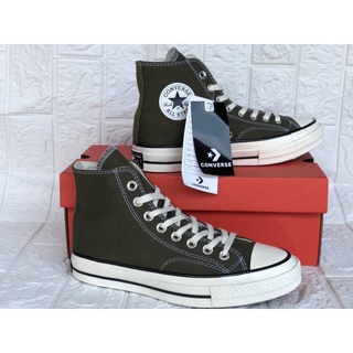 (ราคาพิเศษ) รุ่นสุดฮิตขายดี!!รองเท้าผ้าใบหุ้มข้อ Converse FirstString 1970s Repro​ Low-Top สีเขียวขี้ม้า ส่งด่วน-ส่งเร็ว