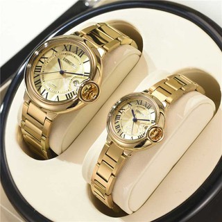 สินค้า Longbo นาฬิกาข้อมือควอทซ์แฟชั่น สายสแตนเลส กันน้ํา พร้อมปฏิทิน ดีไซน์หรูหรา สําหรับผู้ชาย