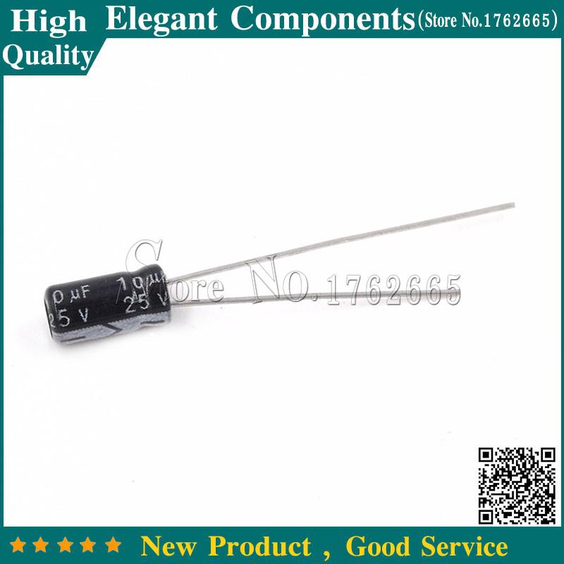 5 Condensateurs électrolytiques 10µF 25V - Dimensions 8x4mm - Neufs, Pour Réparation électronique