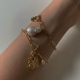 AP BRACELET GOLD PEARL