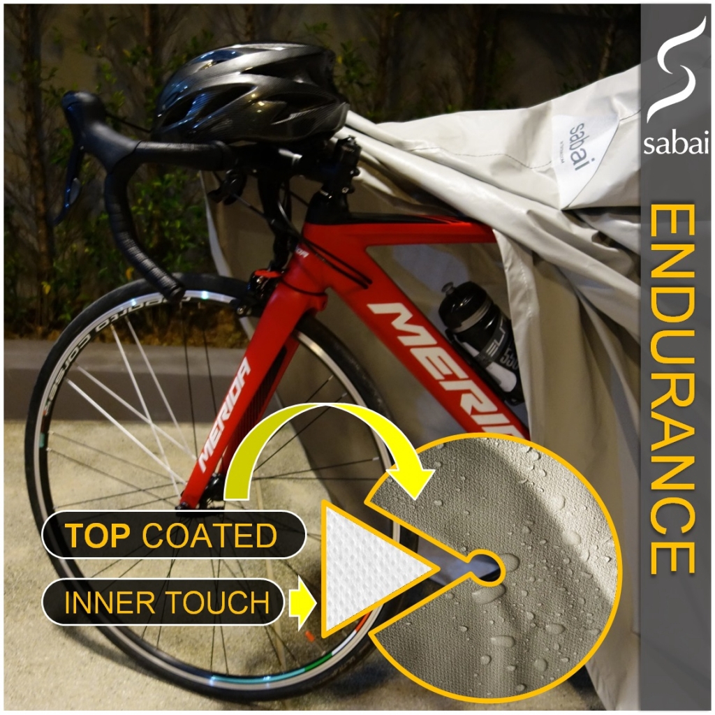 ภาพหน้าปกสินค้าSABAI ผ้าคลุมจักรยาน - รุ่น ENDURANCE ผ้าคลุมสบาย bicycle cover