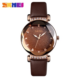 SKMEI Fashion Women Watches Quartz Ladies Watch Stainless Steel Strap 3Bar Waterproof Watches reloj mujer 9188