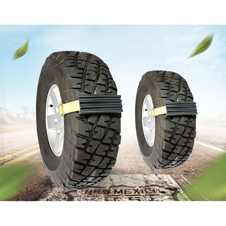 อุปกรณ์ช่วยรถติดโคลน-ติดหล่ม-tire-traction-device-for-car-vat-2-ชิ้น-ขนาดใหญ่-สีเหลือง