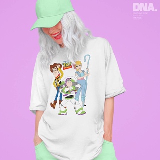 เสื้อยืด เสื้อทหาร พร้อมส่ง!! เสื้อยืด Oversize คอกลมแขนสั้น ดีเทลลายทอยสตอรี่ Toy Storyแฟชั่นธรรมดา