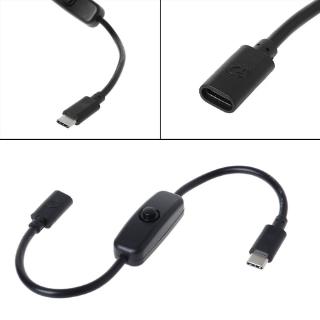 สายเคเบิ้ลType C Male To Female Usb - C สายเคเบิ้ลต่อขยายสําหรับ Raspberry Pi 4 Android