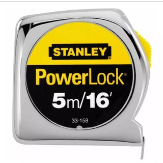 ภาพหน้าปกสินค้าStanley ตลับเมตร Stanley รุ่น Power Lock  5เมตร (16ft) (Tape Rule) ของแท้ ซึ่งคุณอาจชอบราคาและรีวิวของสินค้านี้