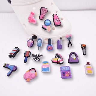 ภาพหน้าปกสินค้าCrocs Jibbitz Pins เครื่องสําอาง DIY รองเท้า Charm Button ที่เกี่ยวข้อง