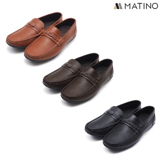 สินค้า MATINO SHOES รองเท้าชายหนังแท้ รุ่น MC/S 2206 BLACK/BROWN/TAN