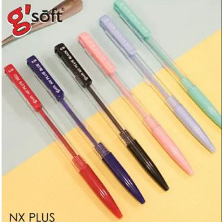 ภาพหน้าปกสินค้าปากกา ปากกาลูกลื่น เจลจีซอฟท์ ขนาดหัว 0.38 มม ชนิดกด NX PLUS ราคาต่อ 1 ด้าม ที่เกี่ยวข้อง