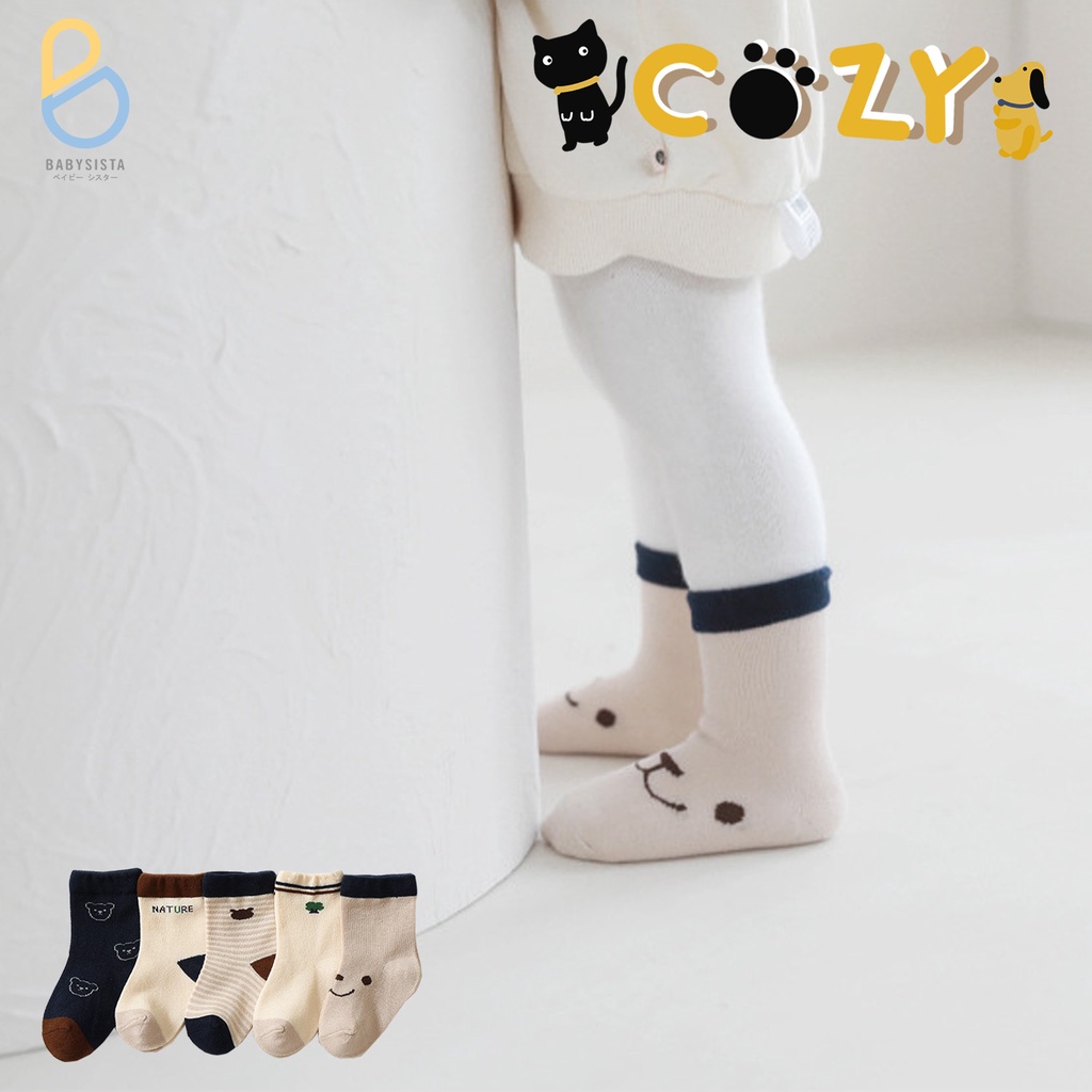 ถุงเท้าเด็ก-babysista-รุ่น-cozy-พร้อมส่ง-มีราคาขายส่ง