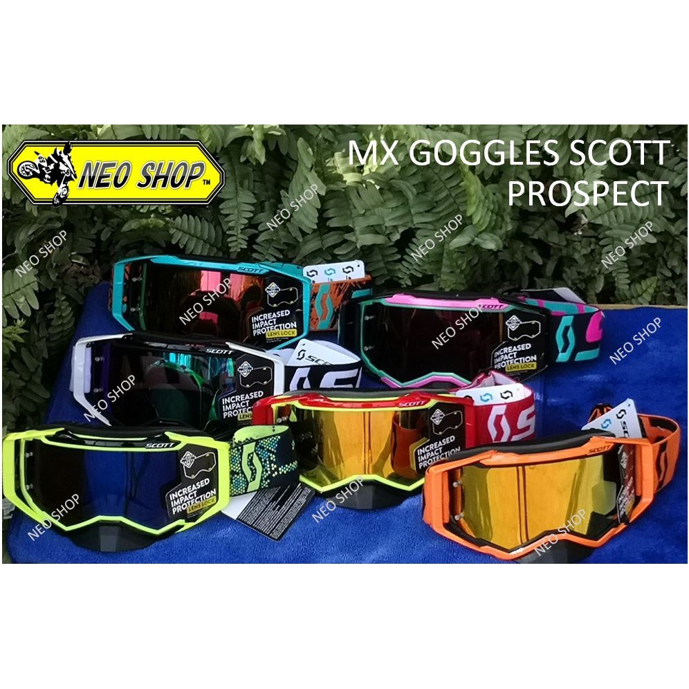 ภาพหน้าปกสินค้าแว่นวิบาก SCOTT (งานไม่มีกล่อง) MX Goggle SCOTT MOTO SPORTS for Motorcross, Extreme SPORTS