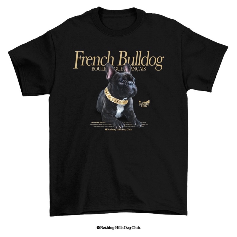 เสื้อยืดลาย-french-bulldog-เฟรนช์-บลูด็อก-classic-cotton-unisex-by-nothing-hills