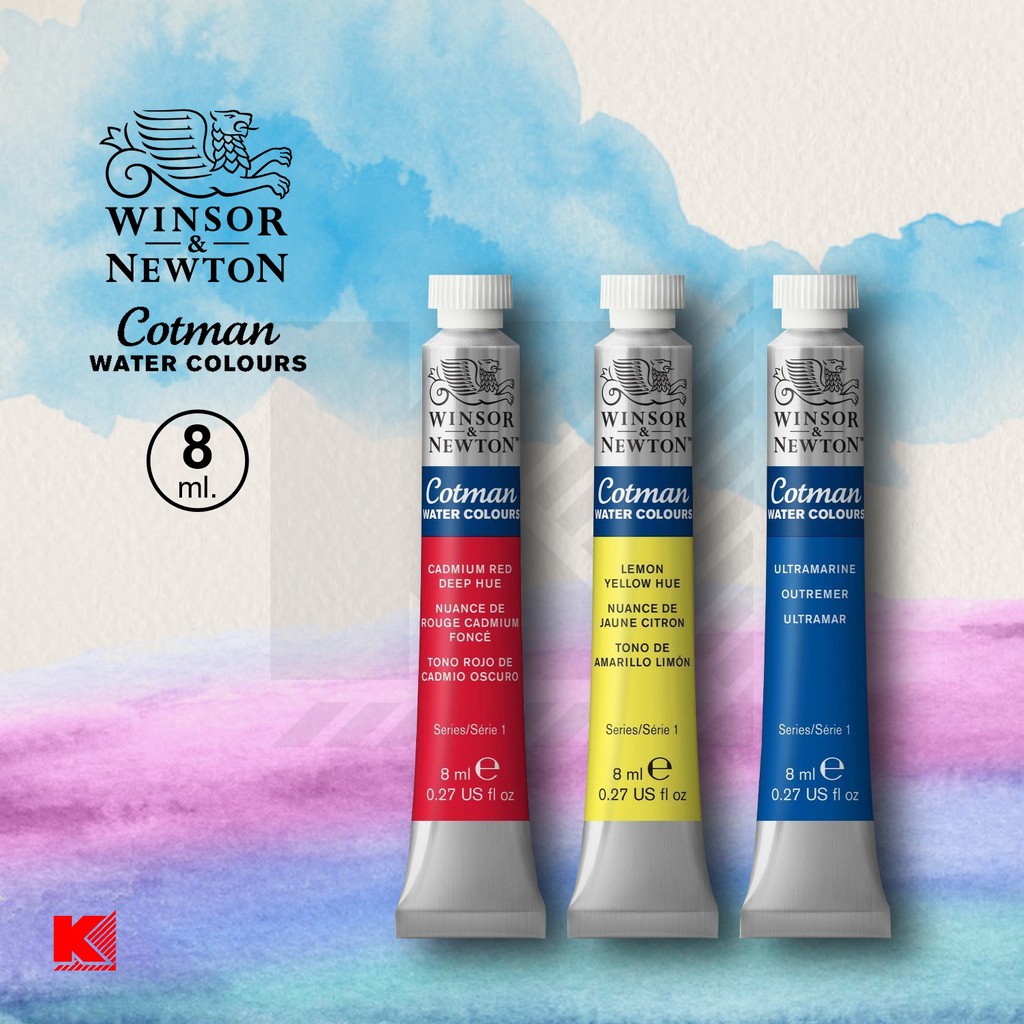 ภาพหน้าปกสินค้าสีน้ำ Winsor & Newton Cotman 40 สี ขนาด 8 ml. ชุด 2
